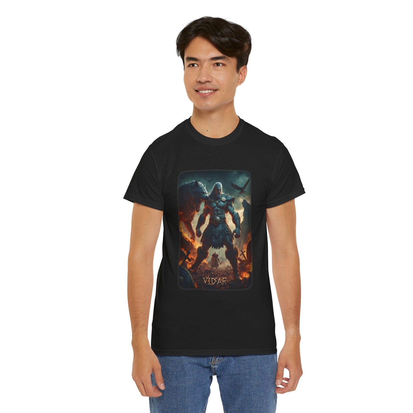VIDAR T-Shirt - Known as the god of vengeance and silence - Norse Mythology