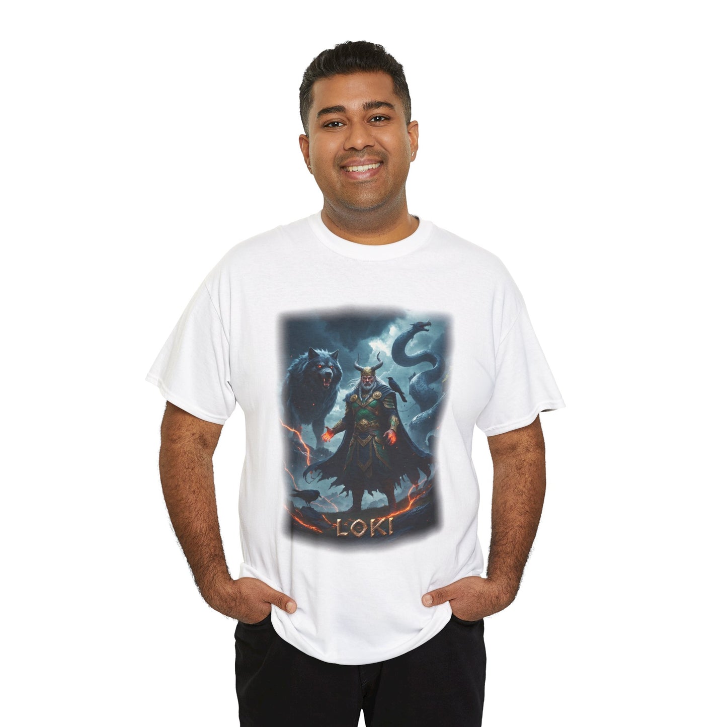 LOKI T-Shirt - Associated with deception, chaos, and change - Norse Mythology