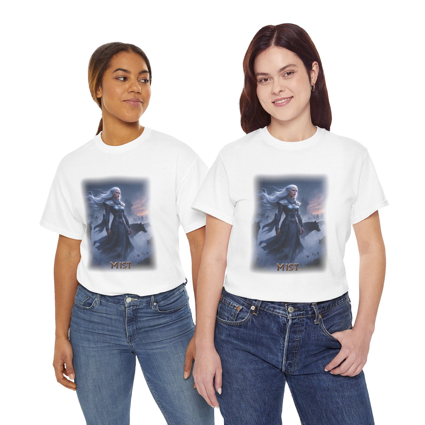 MIST Valkyrie T-Shirt - Associated with mystery, concealment, and illusion - Norse Mythology