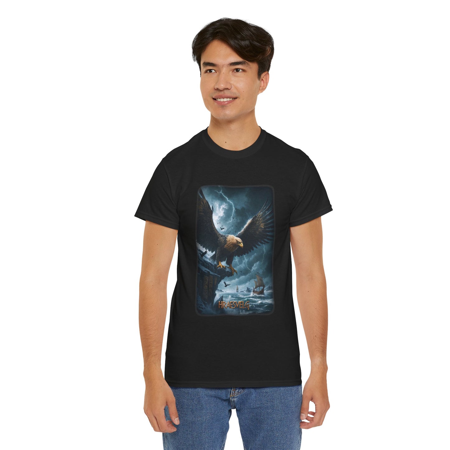 HRAESVELG T-Shirt - Takes the form of a massive eagle - Norse Mythology