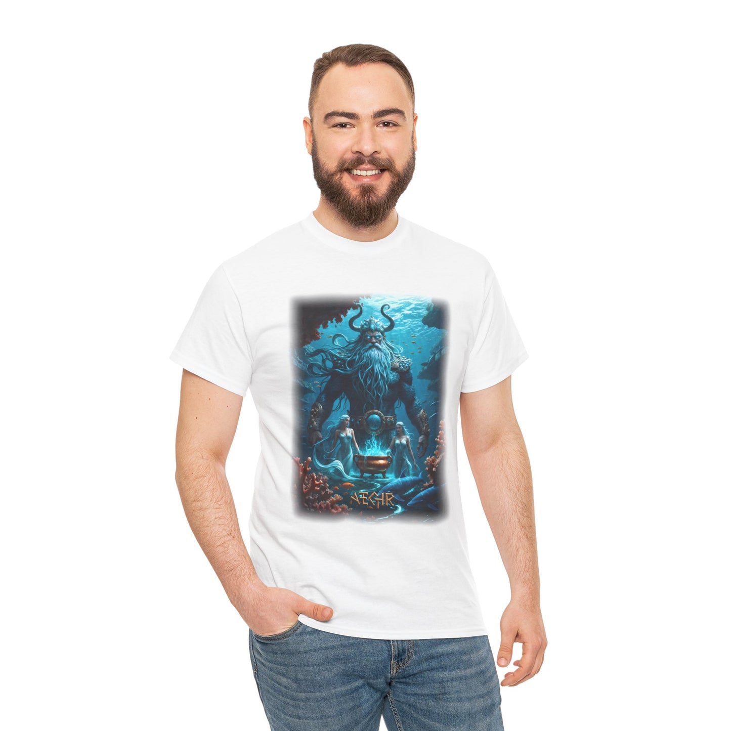 AEGIR T-Shirt - The Giant who rules over the sea - Norse Mythology