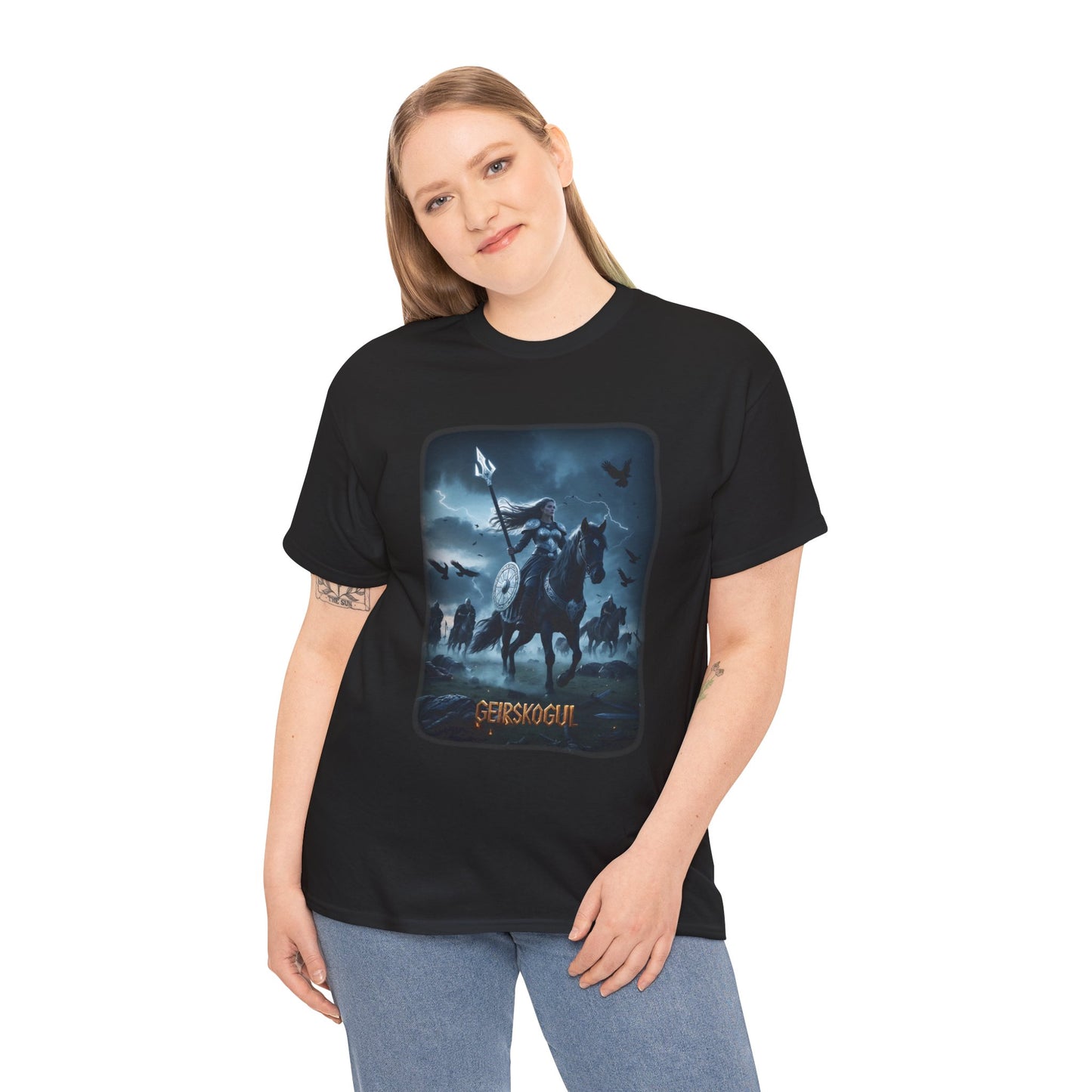 GEIRSKÖGUL Valkyrie T-Shirt - Divine authority over life and death in battle - Norse Mythology