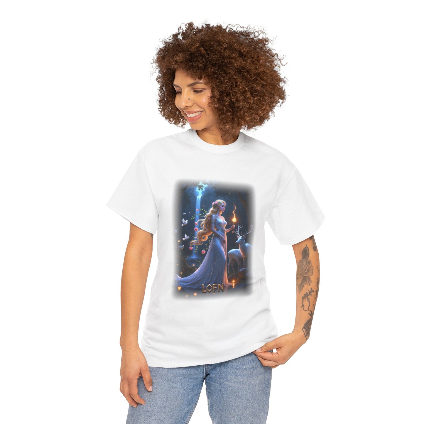 LOFN T-Shirt -  Goddess of love, forbidden relationships, and secret connections - Norse Mythology