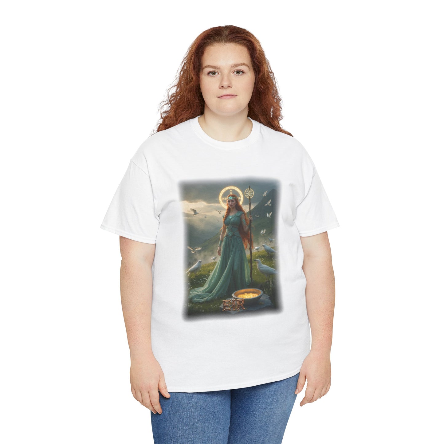 EIR Valkyrie T-Shirt - Associated with medicine, healing, and protection from illness - Norse Mythology