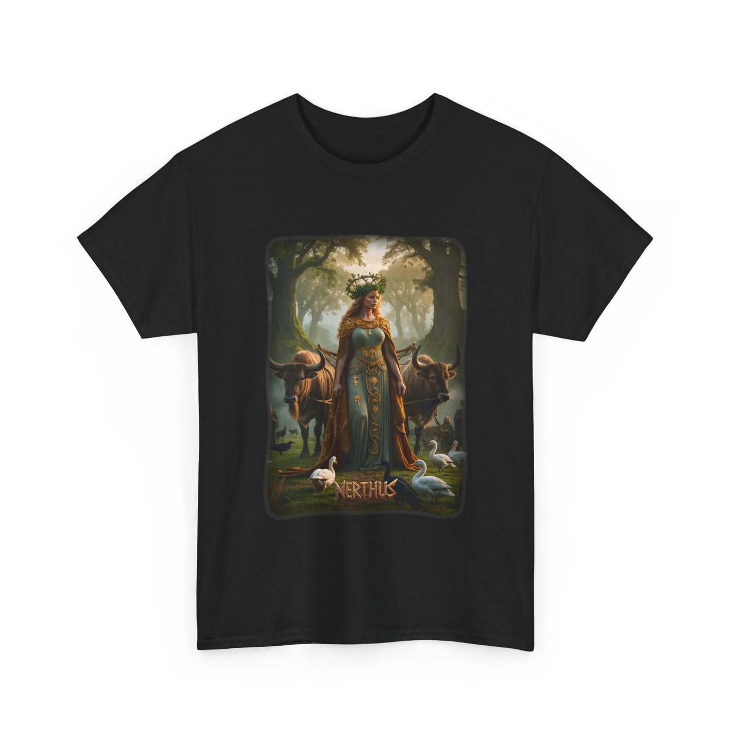 NERTHUS T-Shirt - Goddess associated with the earth, fertility, and peace - Norse Mythology
