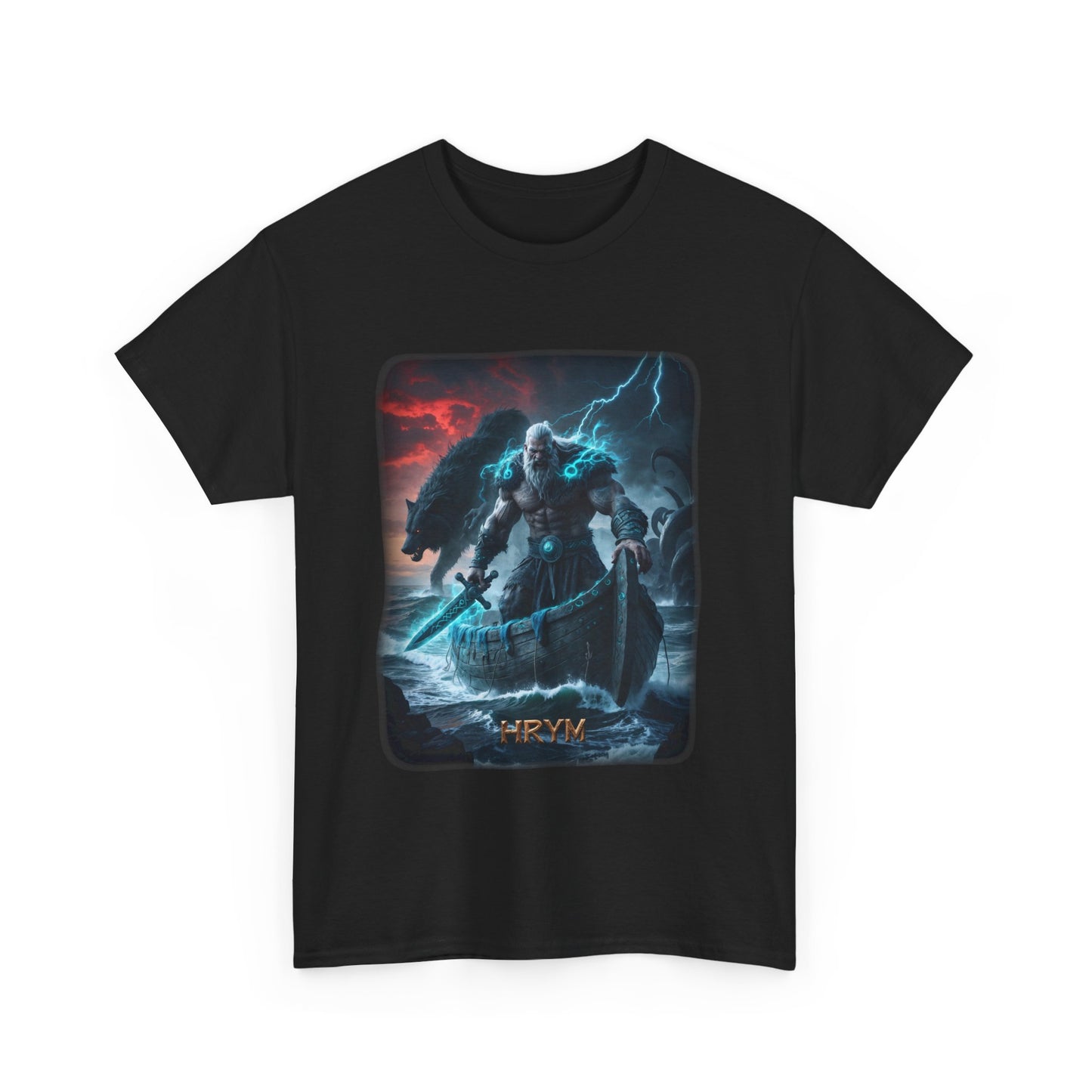 HRYM T-Shirt - Known for his role in Ragnarok - Norse Mythology