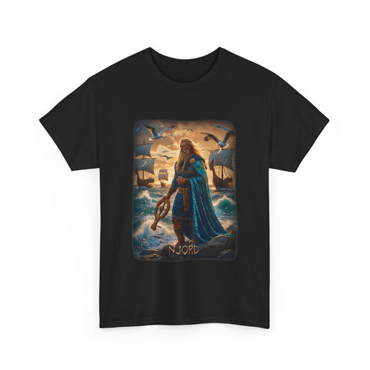 NJORD T-Shirt - Known as the god of the sea, wind, and wealth - Norse Mythology