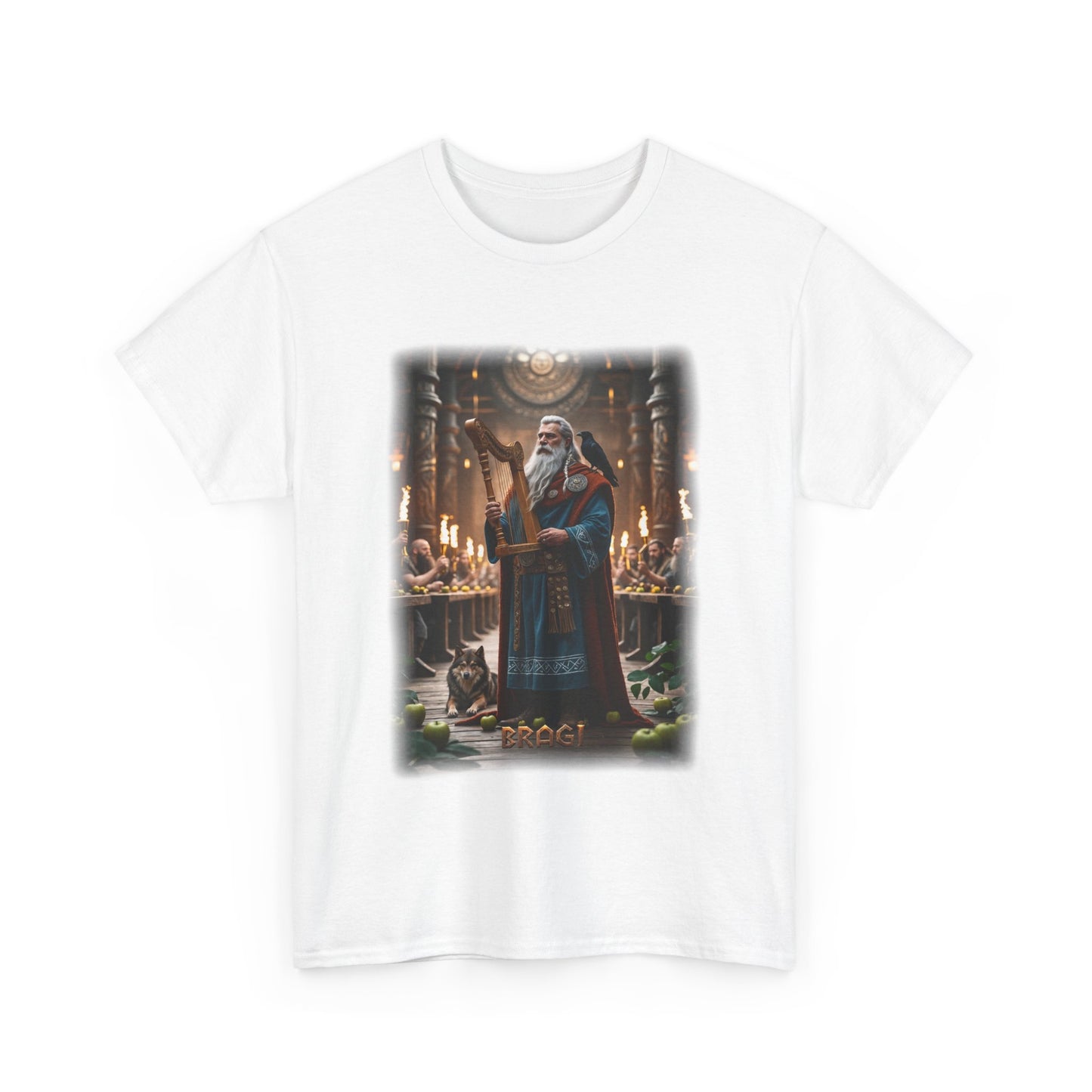 BRAGI T-Shirt - Known for his wisdom, mastery of words, and the power of speech and song - Norse Mythology