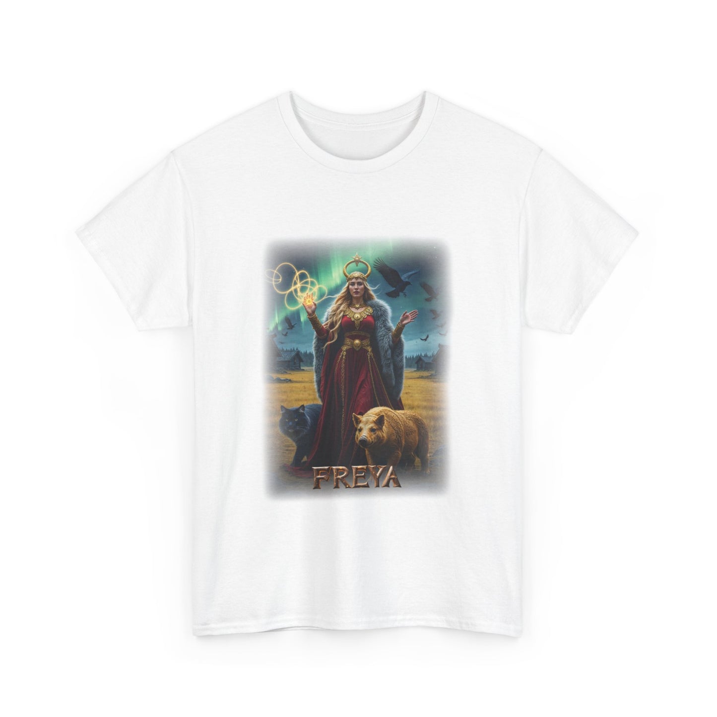FREYA T-Shirt - Goddess of love, fertility, beauty, magic, and war - Norse Mythology