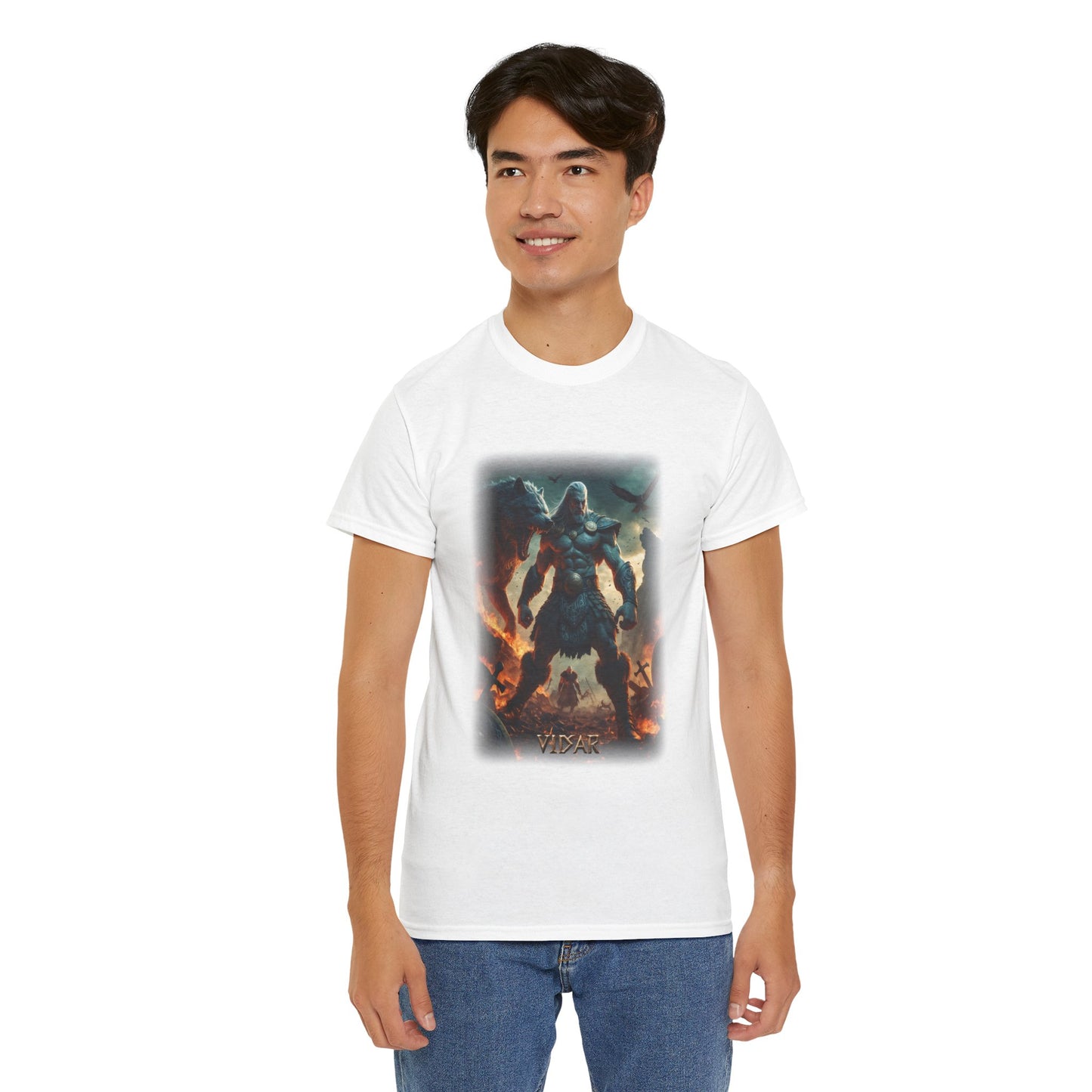 VIDAR T-Shirt - Known as the god of vengeance and silence - Norse Mythology