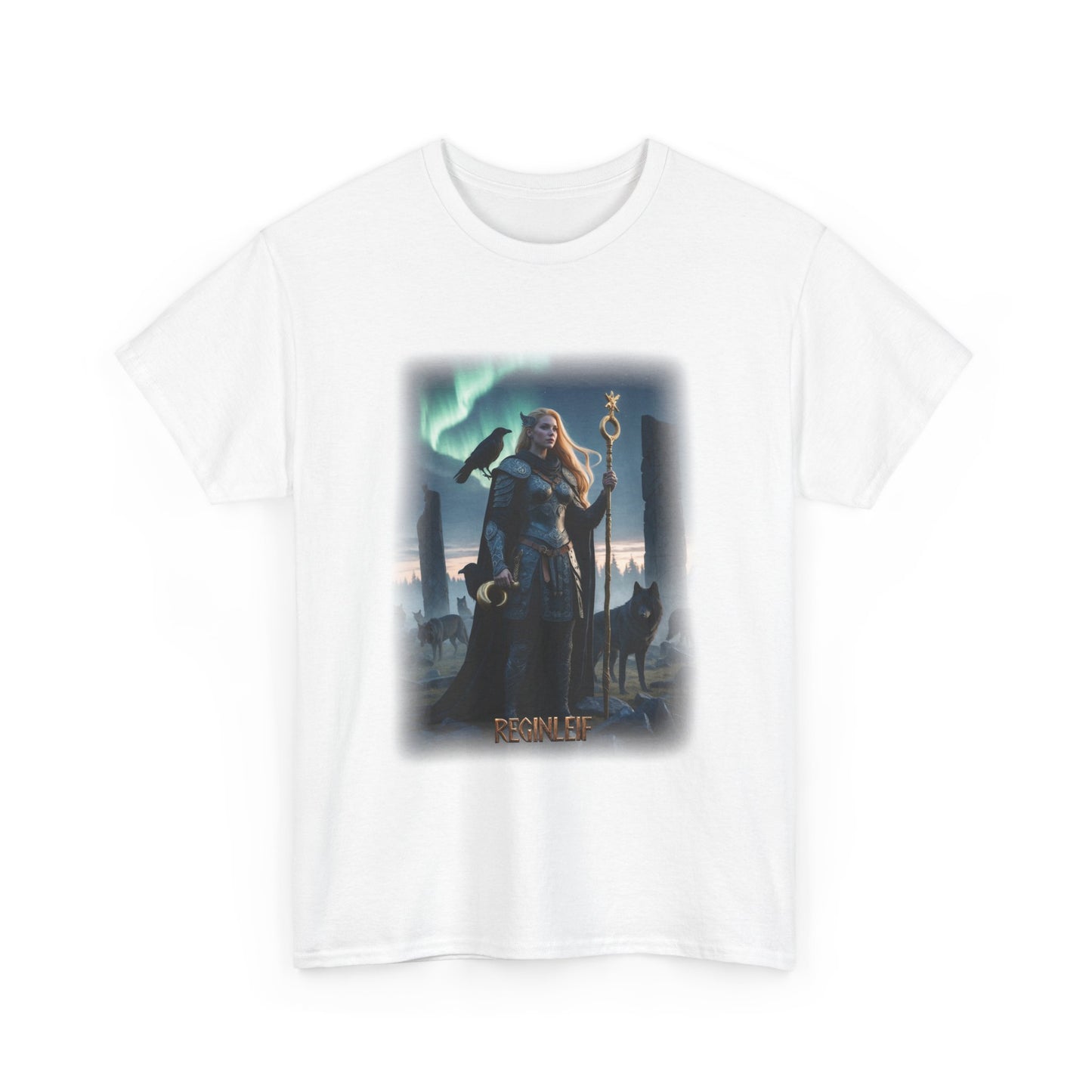 REGINLEIF Valkyrie T-Shirt - She who inherits the gods counsel - Norse Mythology