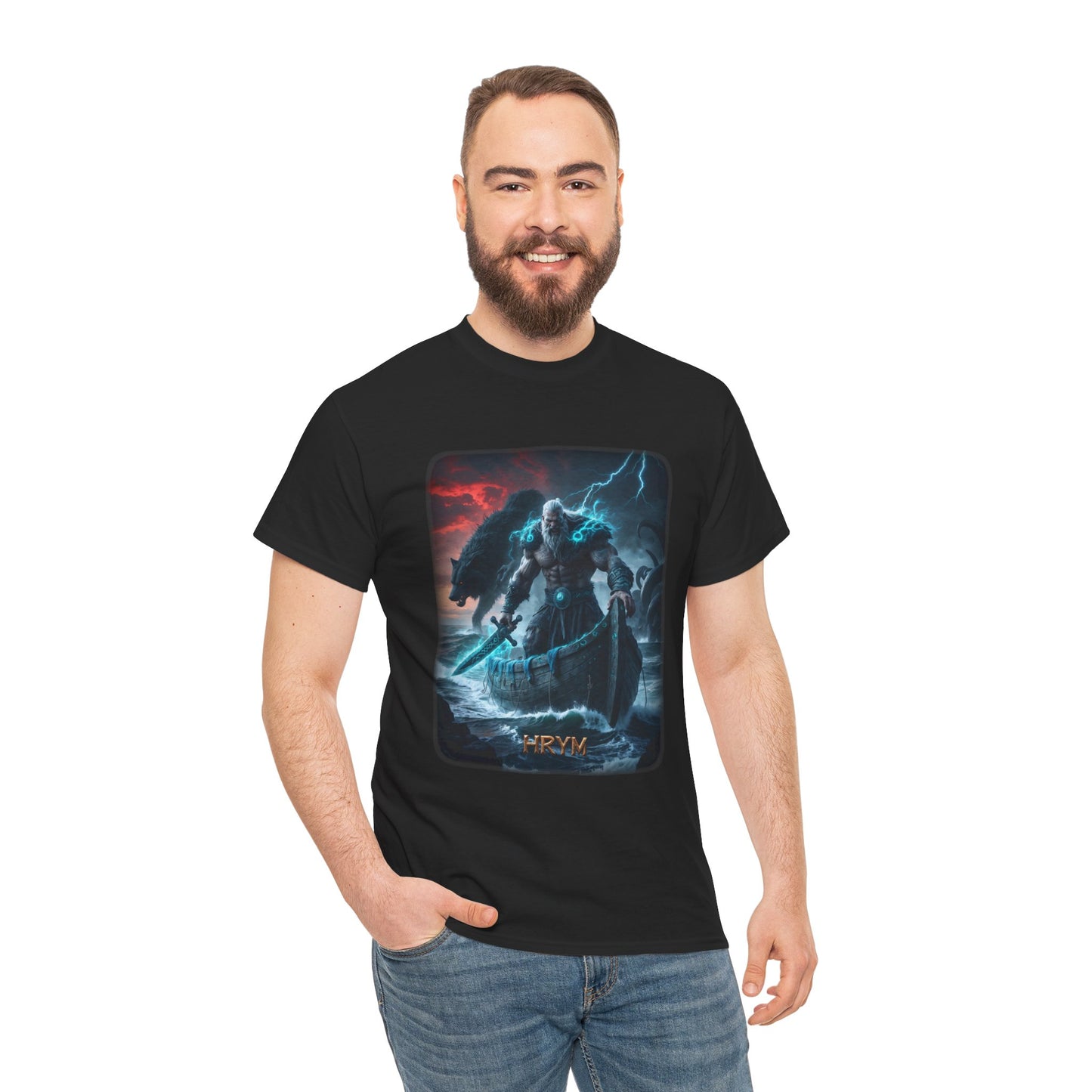 HRYM T-Shirt - Known for his role in Ragnarok - Norse Mythology