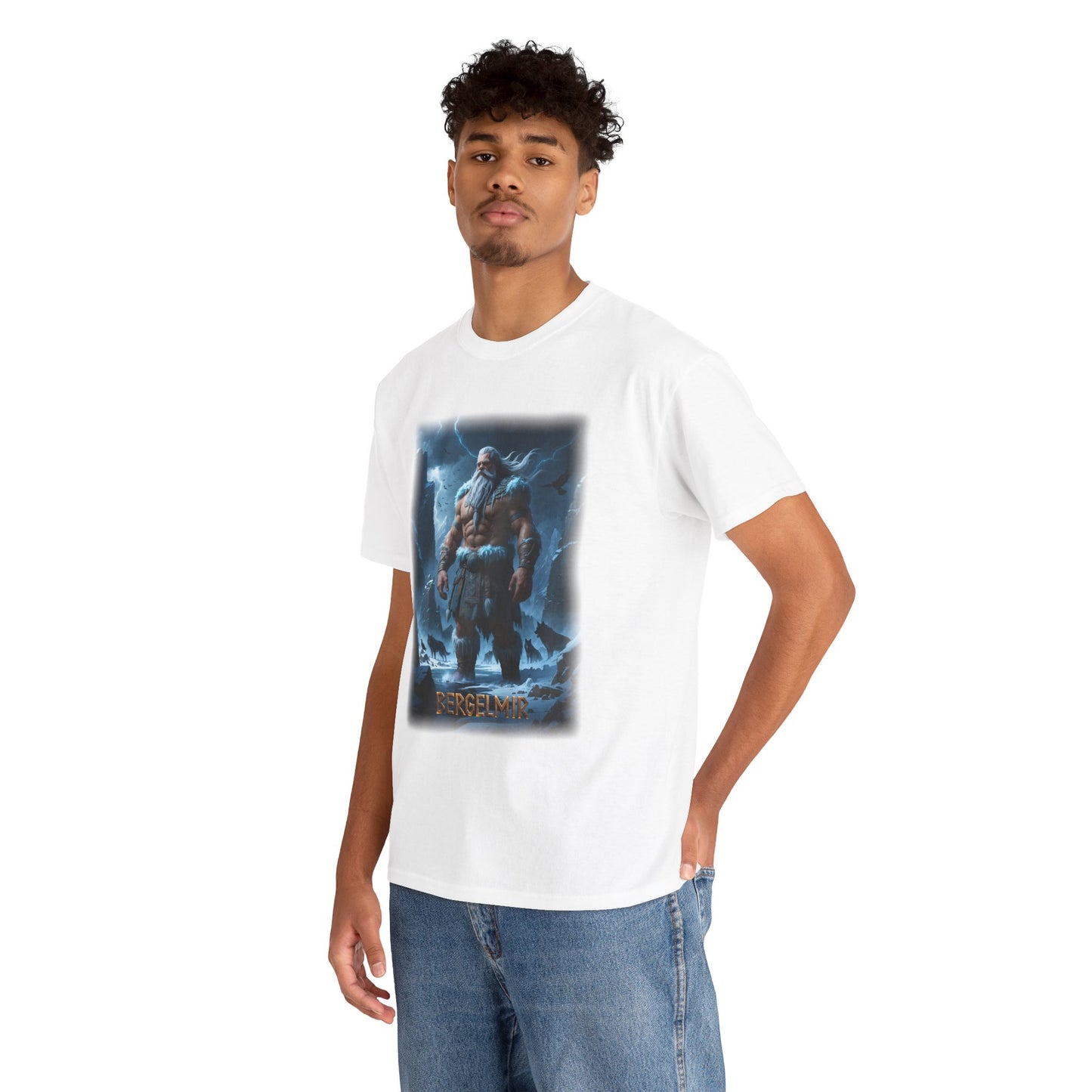 BERGELMIR T-Shirt - Symbolizes rebirth and resilience - Norse Mythology