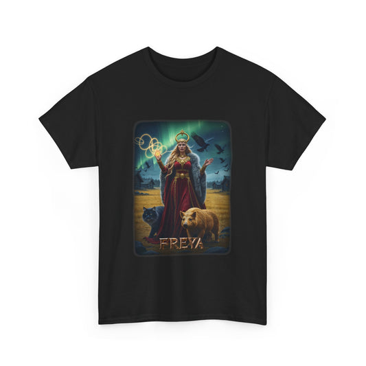 FREYA T-Shirt - Goddess of love, fertility, beauty, magic, and war - Norse Mythology