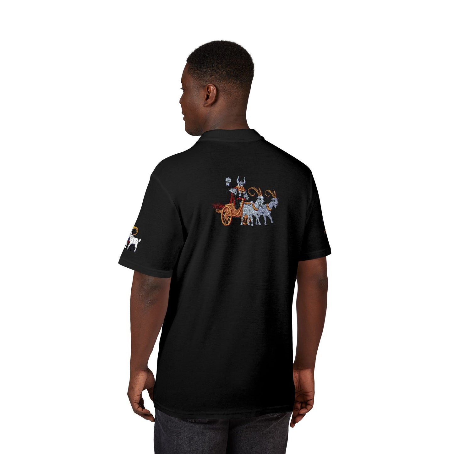 Thor Embroidered Polo Shirt – Norse Mythology Inspired Viking Apparel