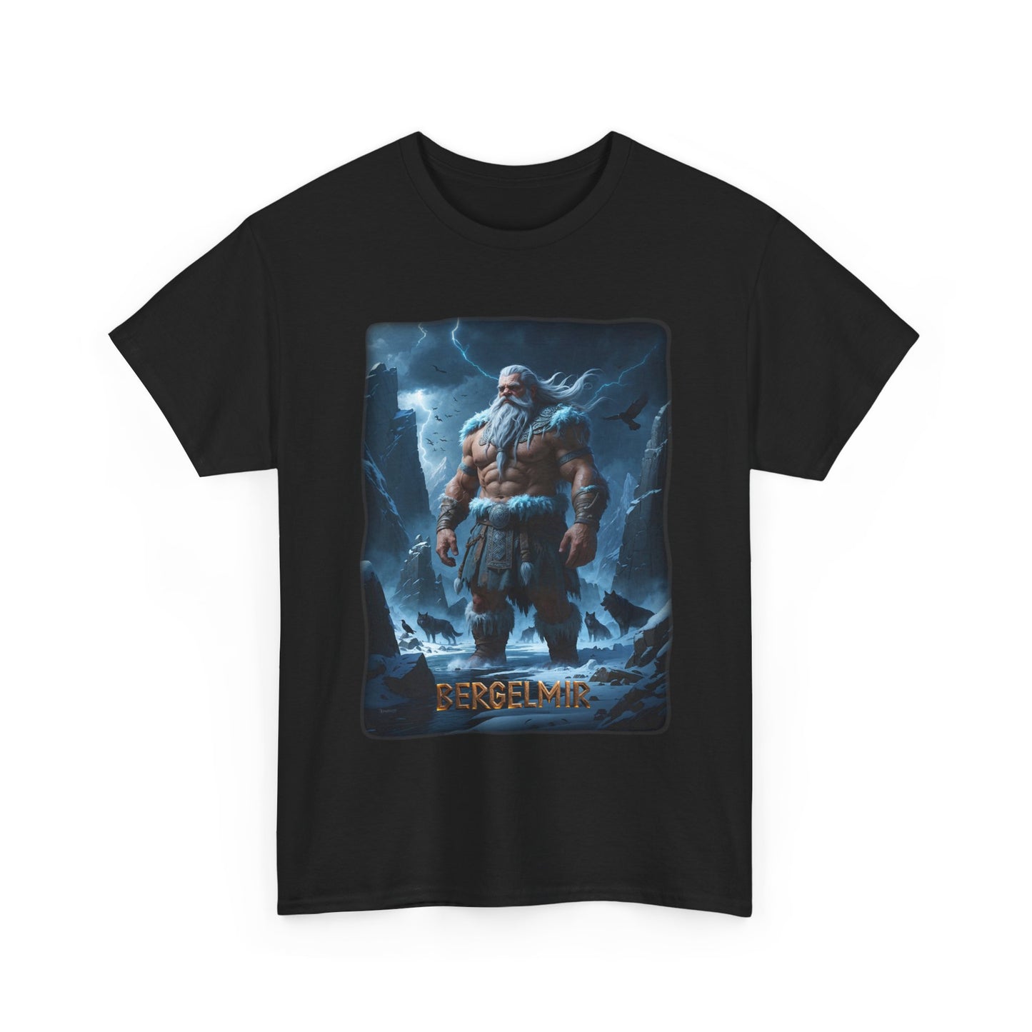 BERGELMIR T-Shirt - Symbolizes rebirth and resilience - Norse Mythology