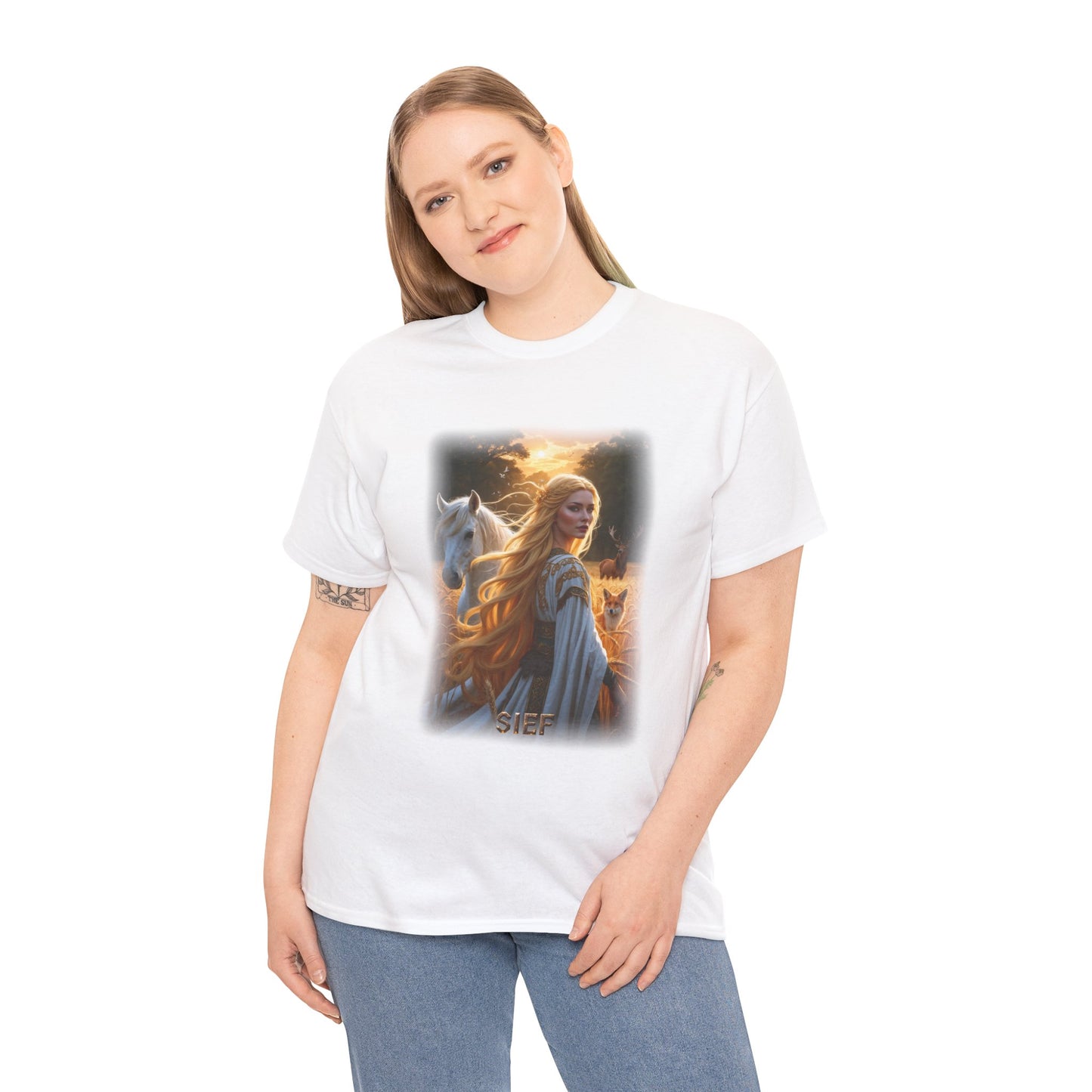 SIF T-Shirt - Best known as the wife of Thor - Norse Mythology