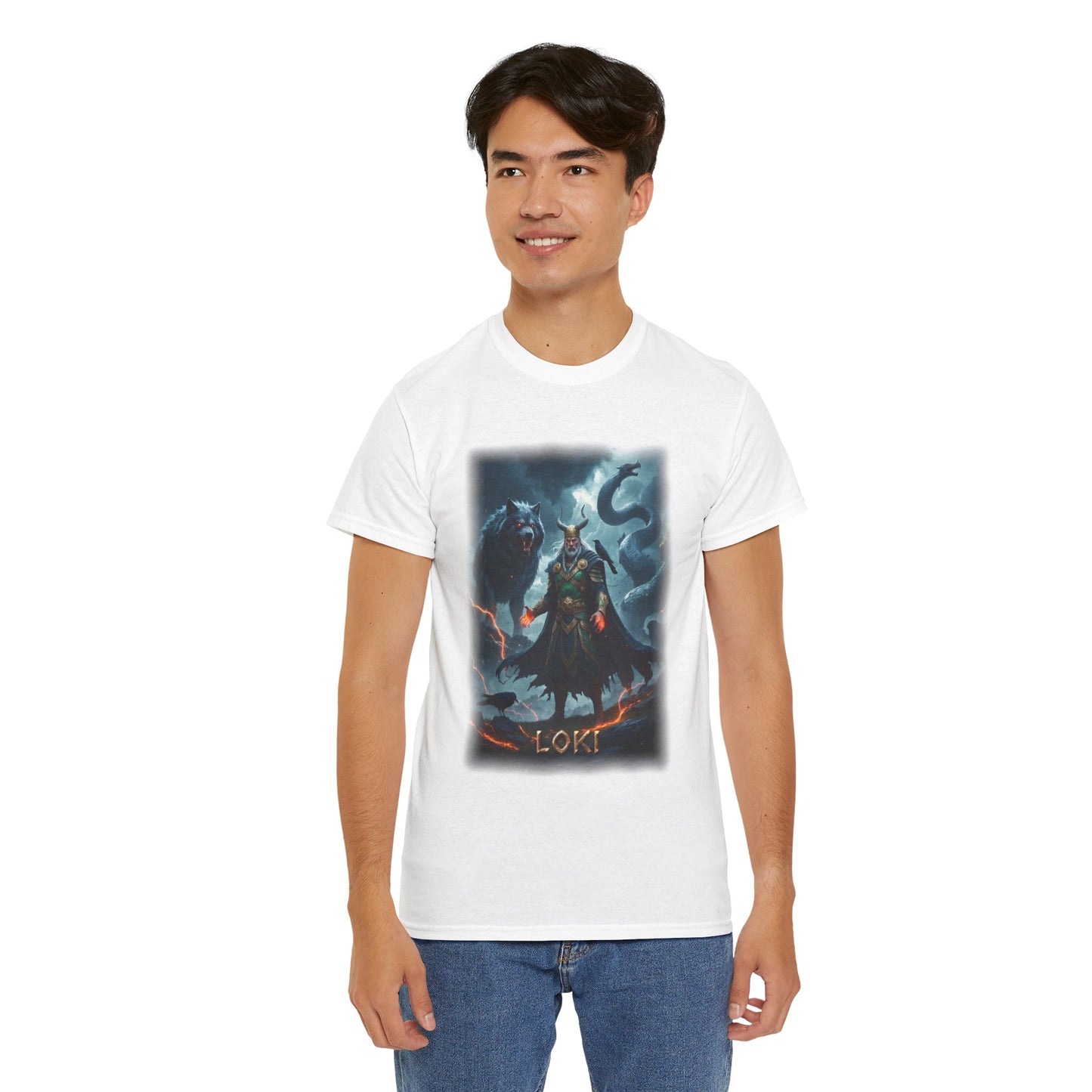 LOKI T-Shirt - Associated with deception, chaos, and change - Norse Mythology