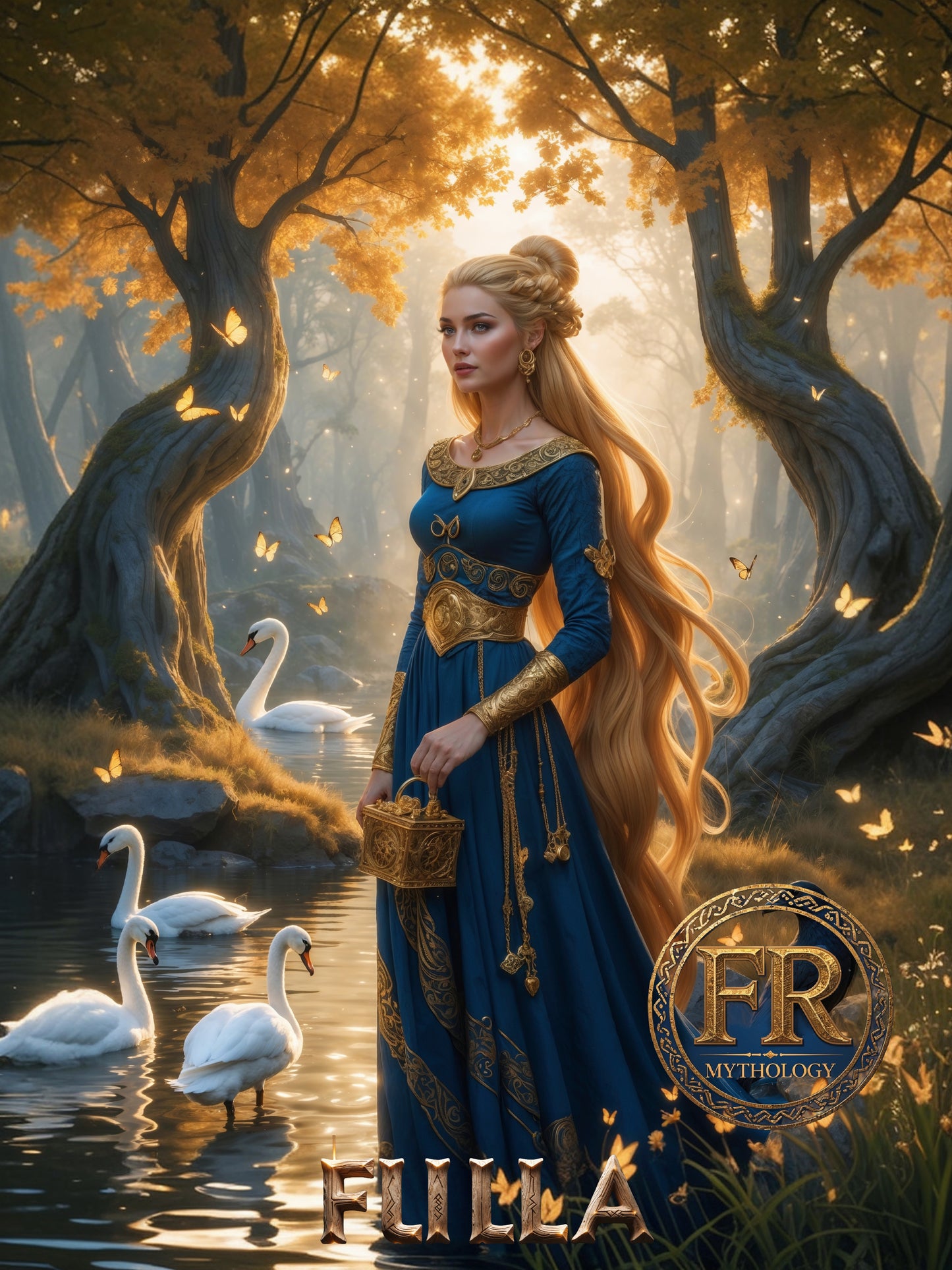FULLA T-Shirt - Goddess of loyalty, secrecy, and servitude - Norse Mythology