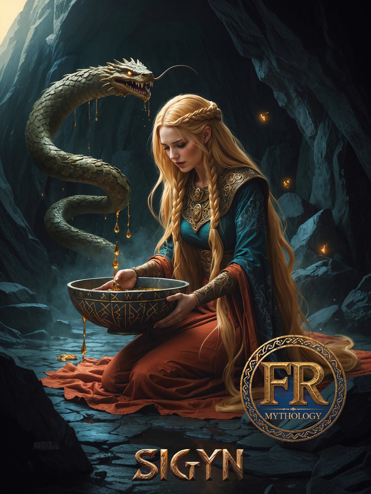 SIGYN T-Shirt - Loyal wife of Loki - Norse Mythology