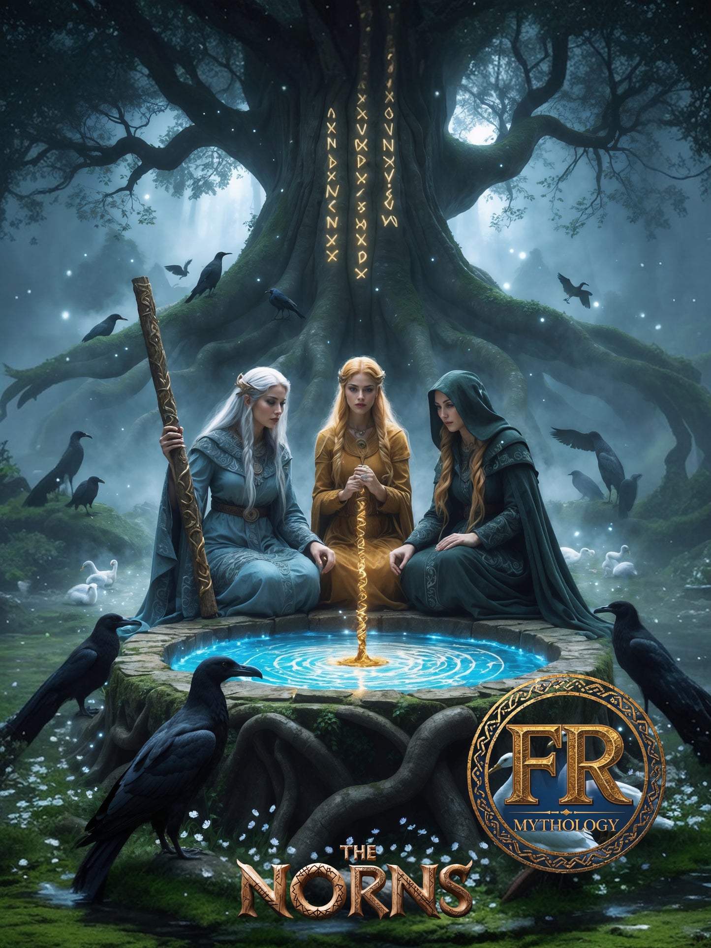 THE NORNS T-Shirt - The fate goddesses who weave the destiny of the world - Norse Mythology