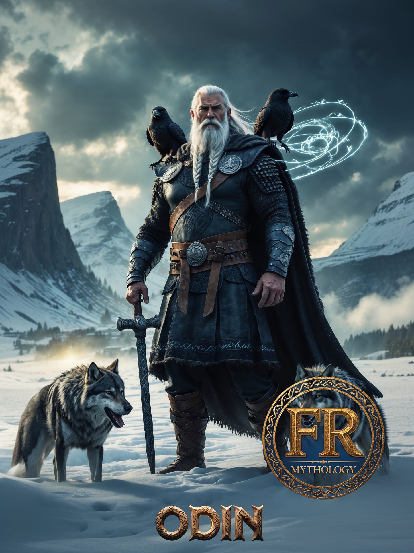 ODIN T-Shirt - Known as the god of wisdom, war, death, and poetry - Norse Mythology