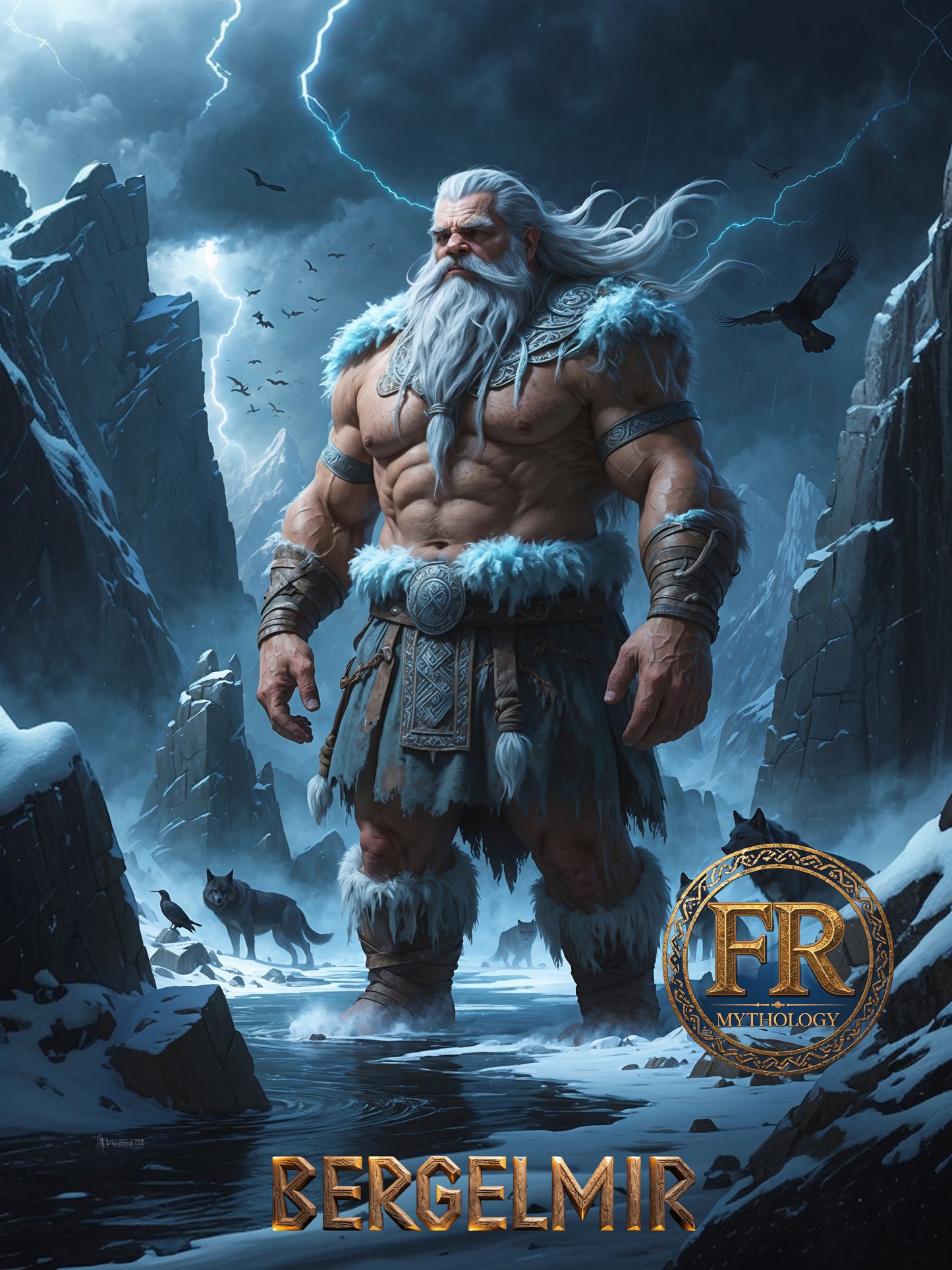 BERGELMIR T-Shirt - Symbolizes rebirth and resilience - Norse Mythology