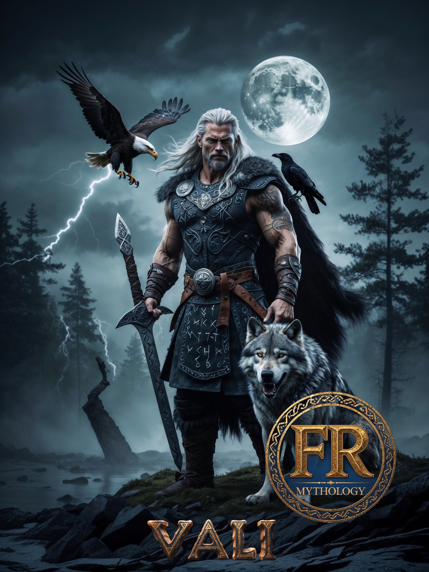 VALI T-Shirt - Was born to avenge the murder of his brother - Norse Mythology