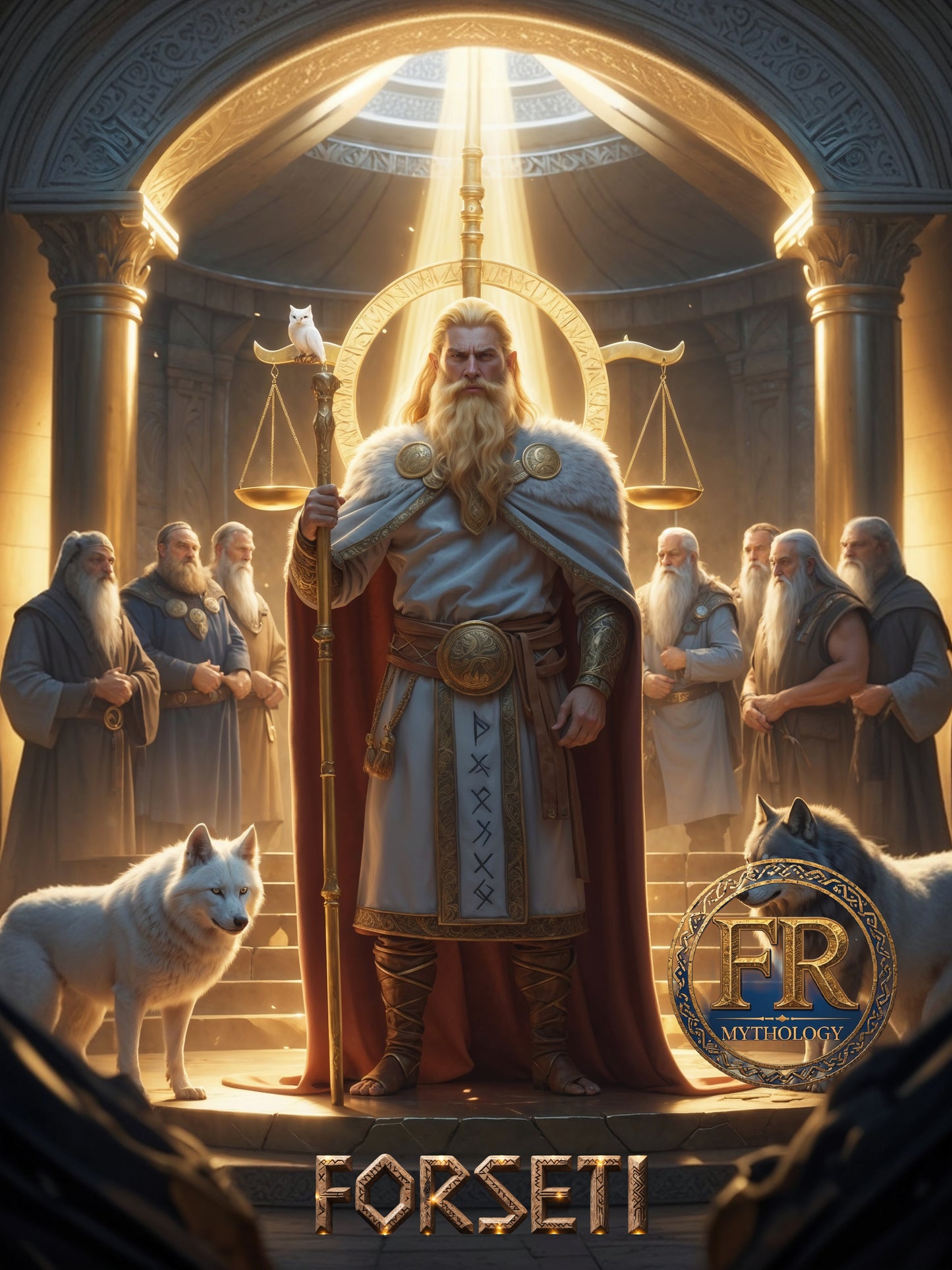 FORSETI T-Shirt - Known as the god of justice and law - Norse Mythology