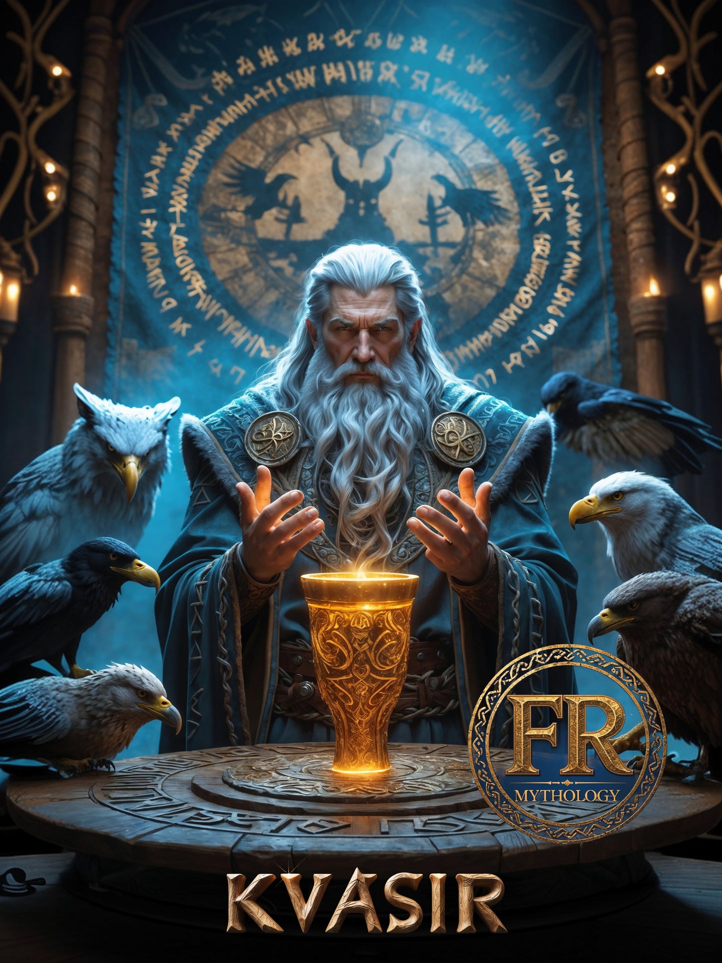 KVASIR T-Shirt - Created from the collective spit of the gods as a symbol of wisdom and knowledge - Norse Mythology