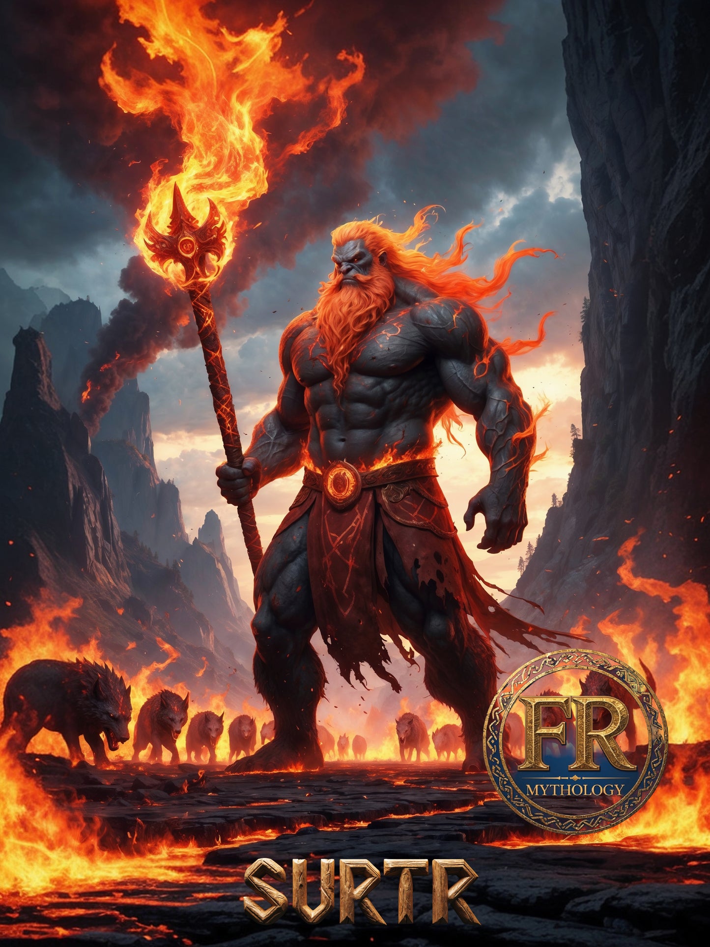 SURTR T-Shirt - A mighty fire giant and the ruler of Muspelheim - Norse Mythology