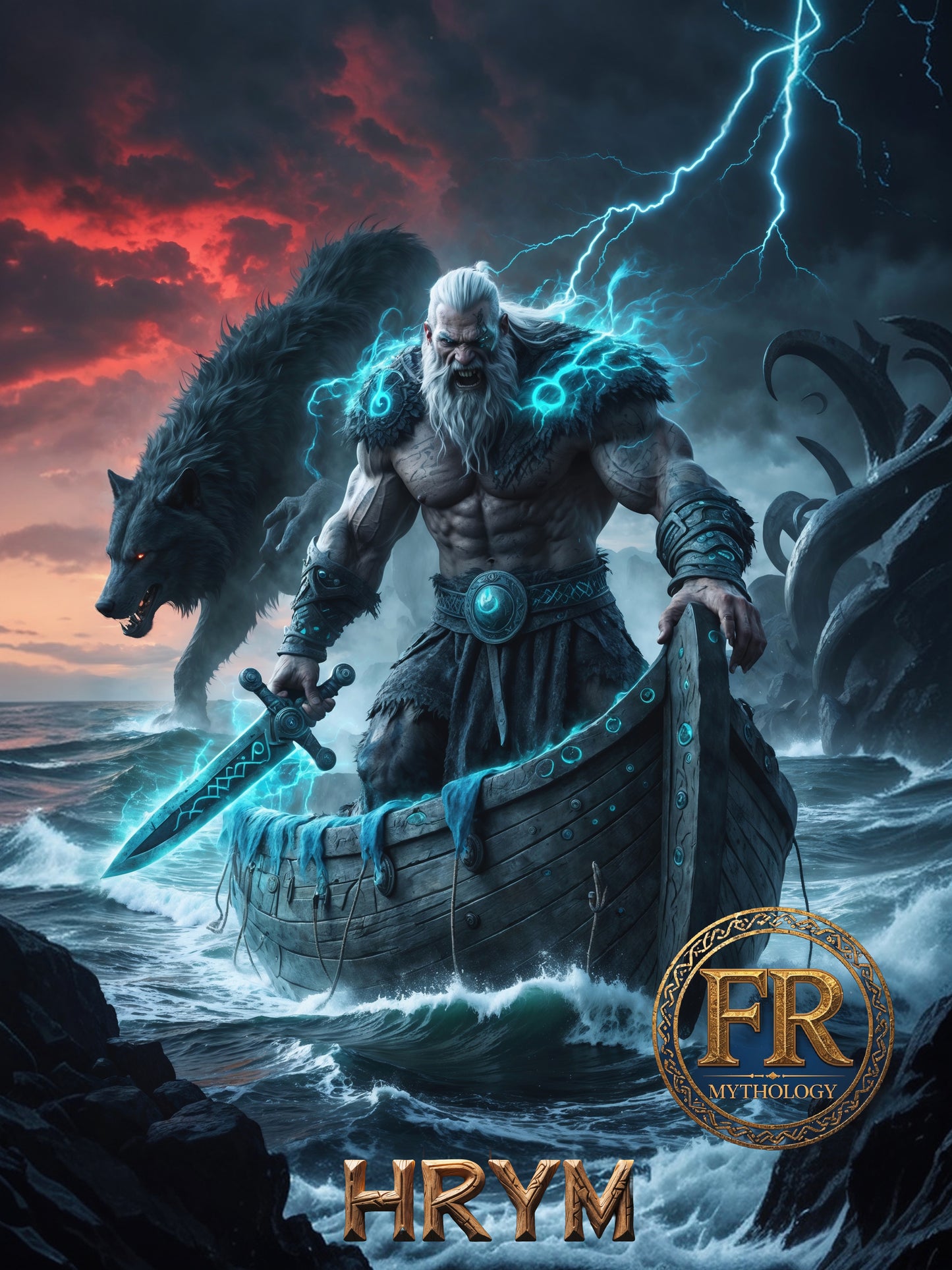 HRYM T-Shirt - Known for his role in Ragnarok - Norse Mythology