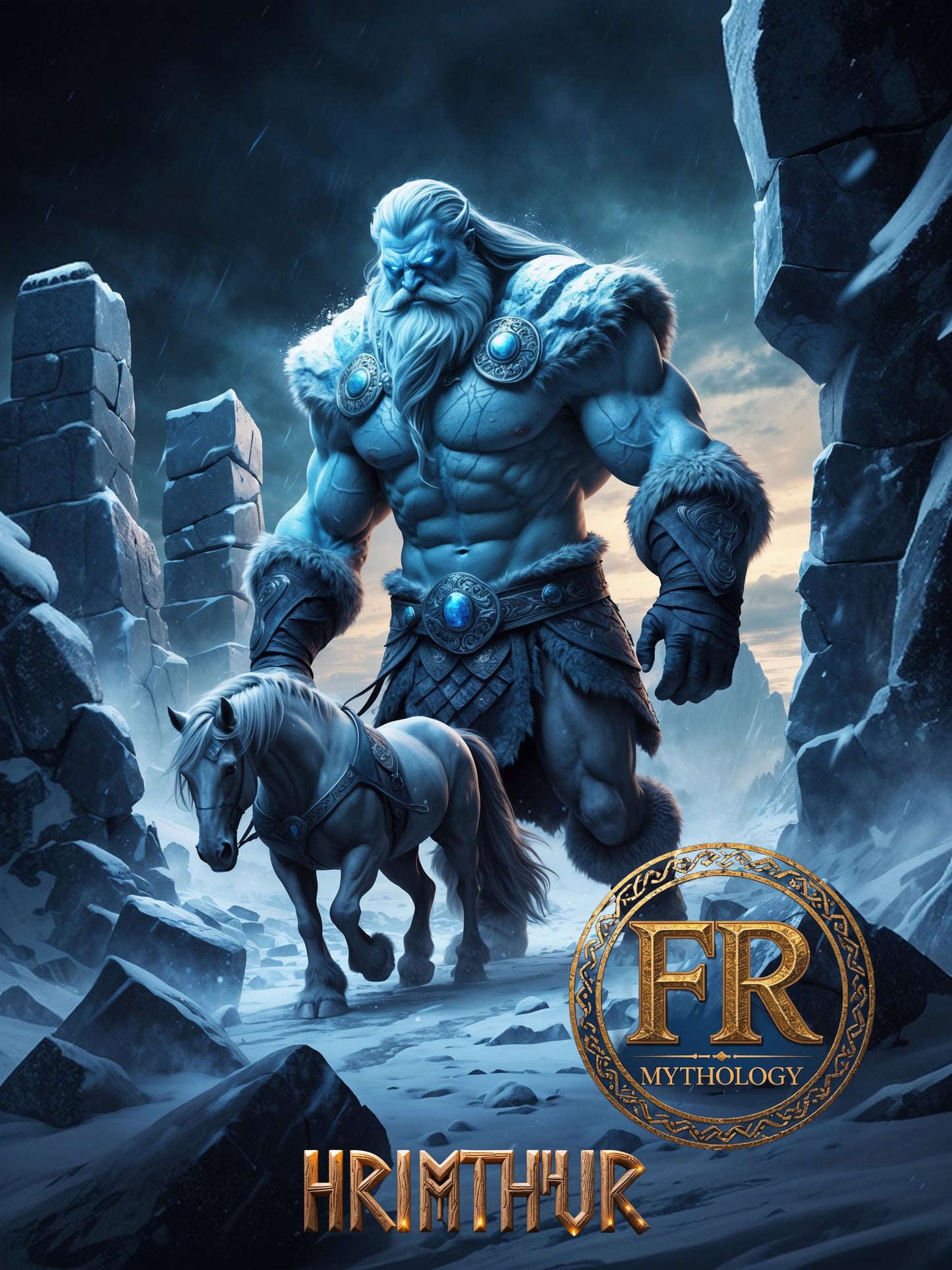 HRIMTHUR T-Shirt - Giant (jötunn) associated with frost and winter - Norse Mythology
