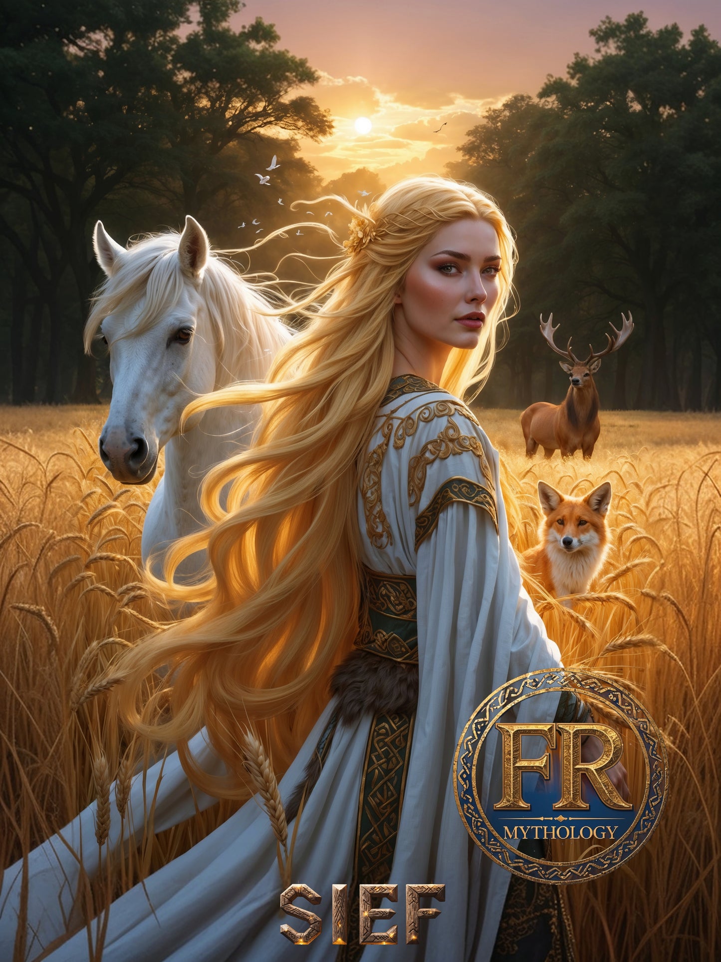 SIF T-Shirt - Best known as the wife of Thor - Norse Mythology