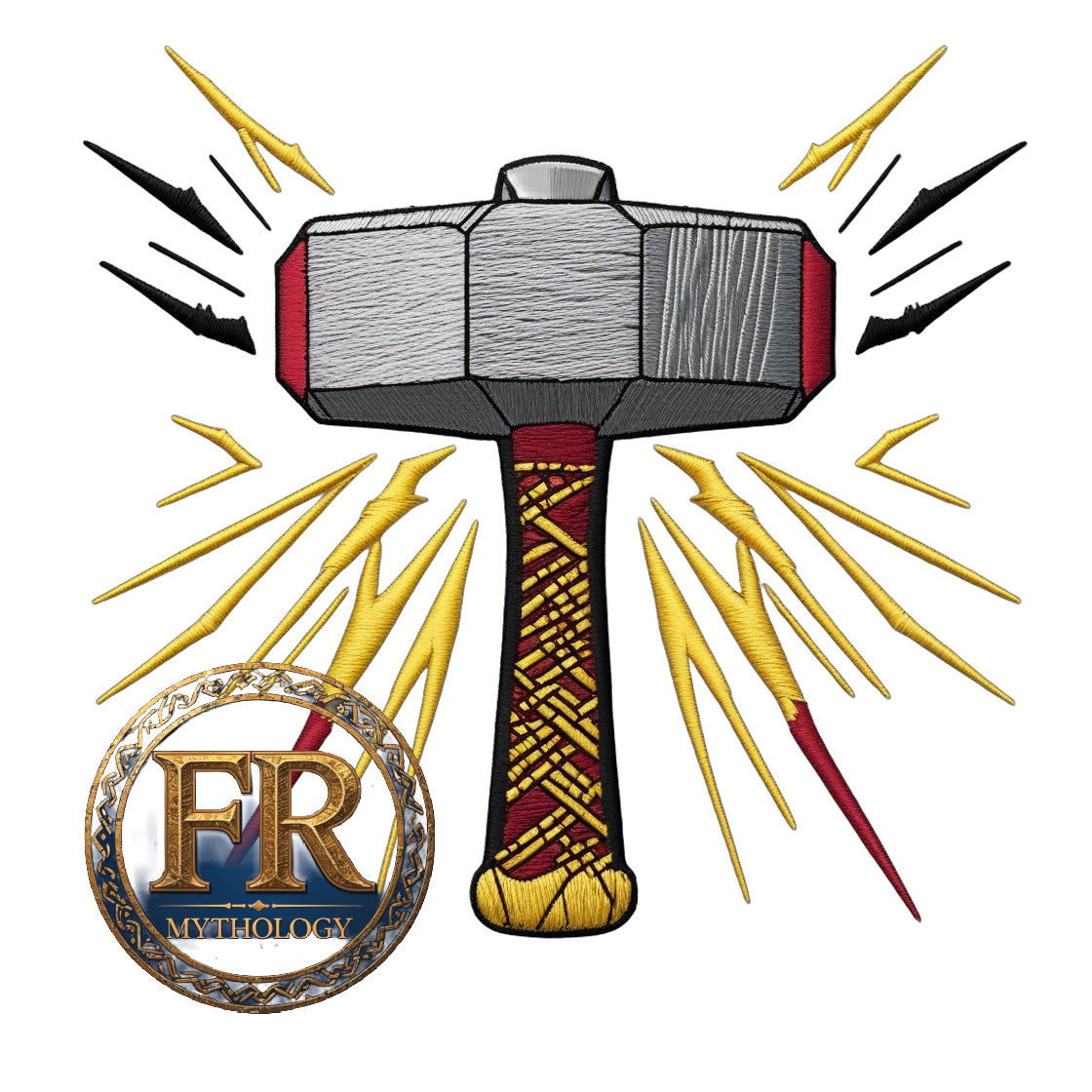 Thor Embroidered Polo Shirt – Norse Mythology Inspired Viking Apparel