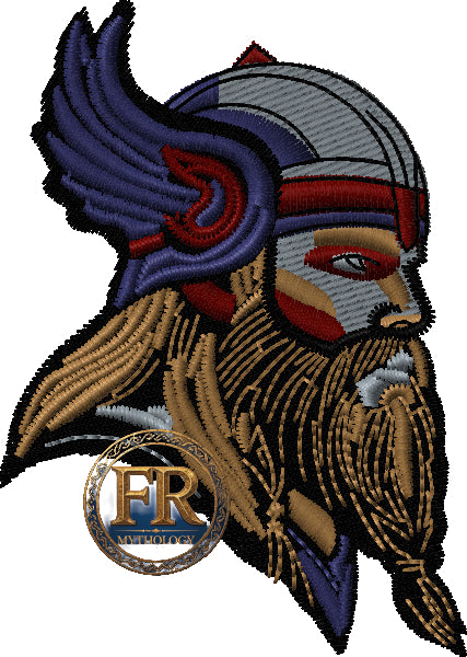 Thor Embroidered Polo Shirt – Norse Mythology Inspired Viking Apparel