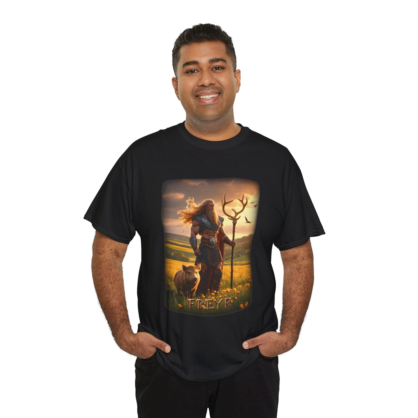 FREYR T-Shirt - God of fertility, love, and the sun - Norse Mythology