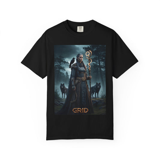 GRID T-Shirt - A powerful and independent Giantess - Norse Mythology