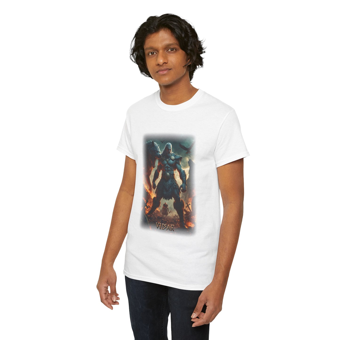 VIDAR T-Shirt - Known as the god of vengeance and silence - Norse Mythology