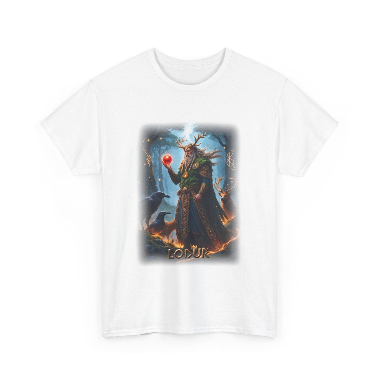 LODUR T-Shirt - Plays a crucial role in the creation of mankind - Norse Mythology
