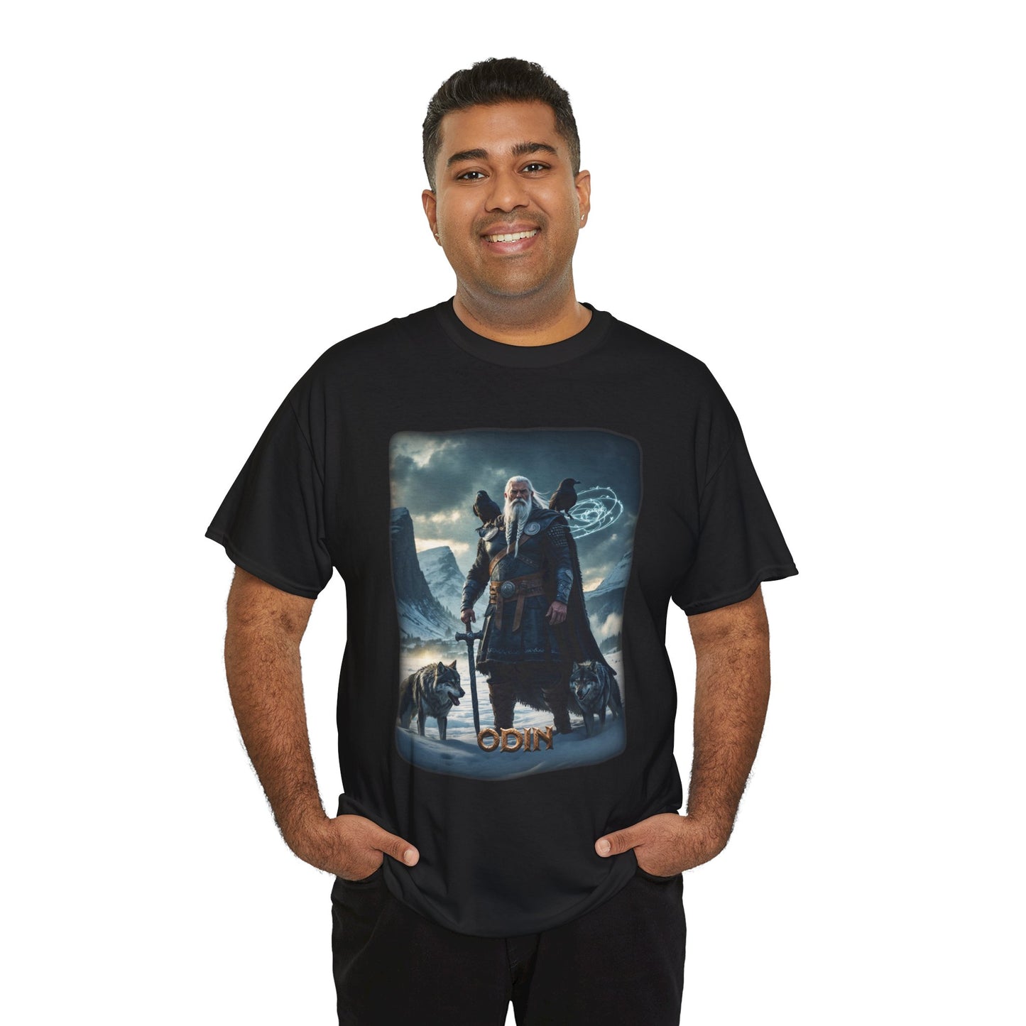 ODIN T-Shirt - Known as the god of wisdom, war, death, and poetry - Norse Mythology