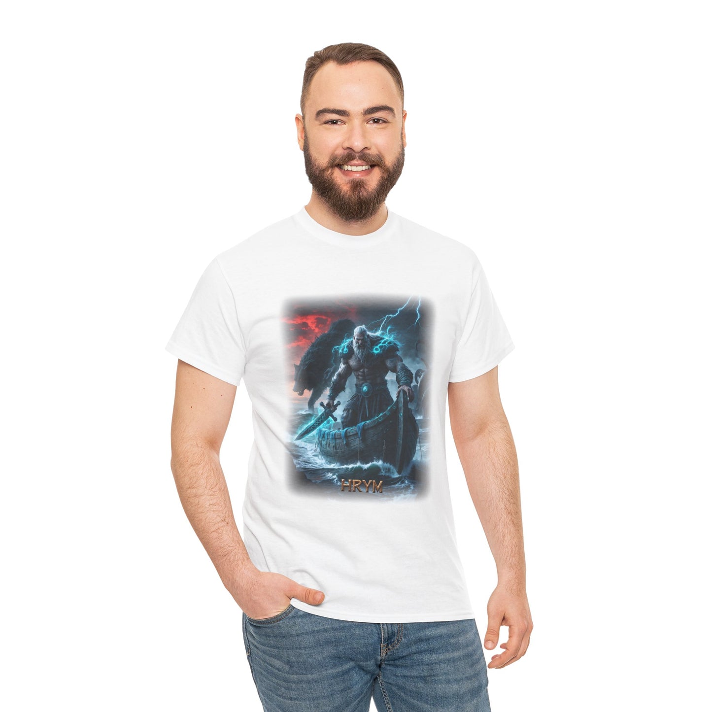 HRYM T-Shirt - Known for his role in Ragnarok - Norse Mythology