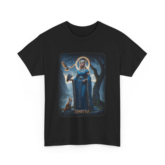 SNOTRA T-Shirt - Goddess associated with wisdom, intelligence, and propriety - Norse Mythology
