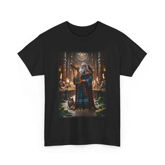 BRAGI T-Shirt - Known for his wisdom, mastery of words, and the power of speech and song - Norse Mythology