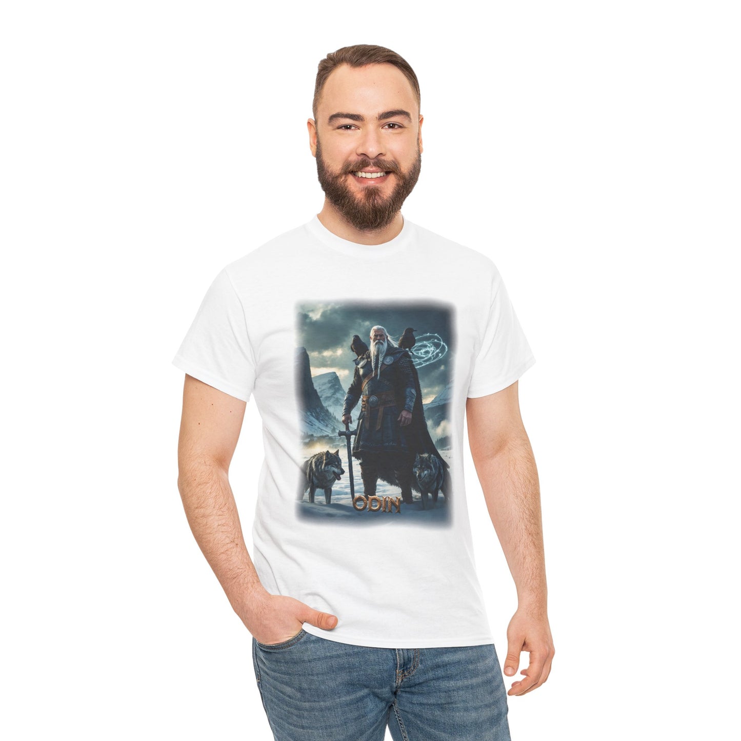 ODIN T-Shirt - Known as the god of wisdom, war, death, and poetry - Norse Mythology