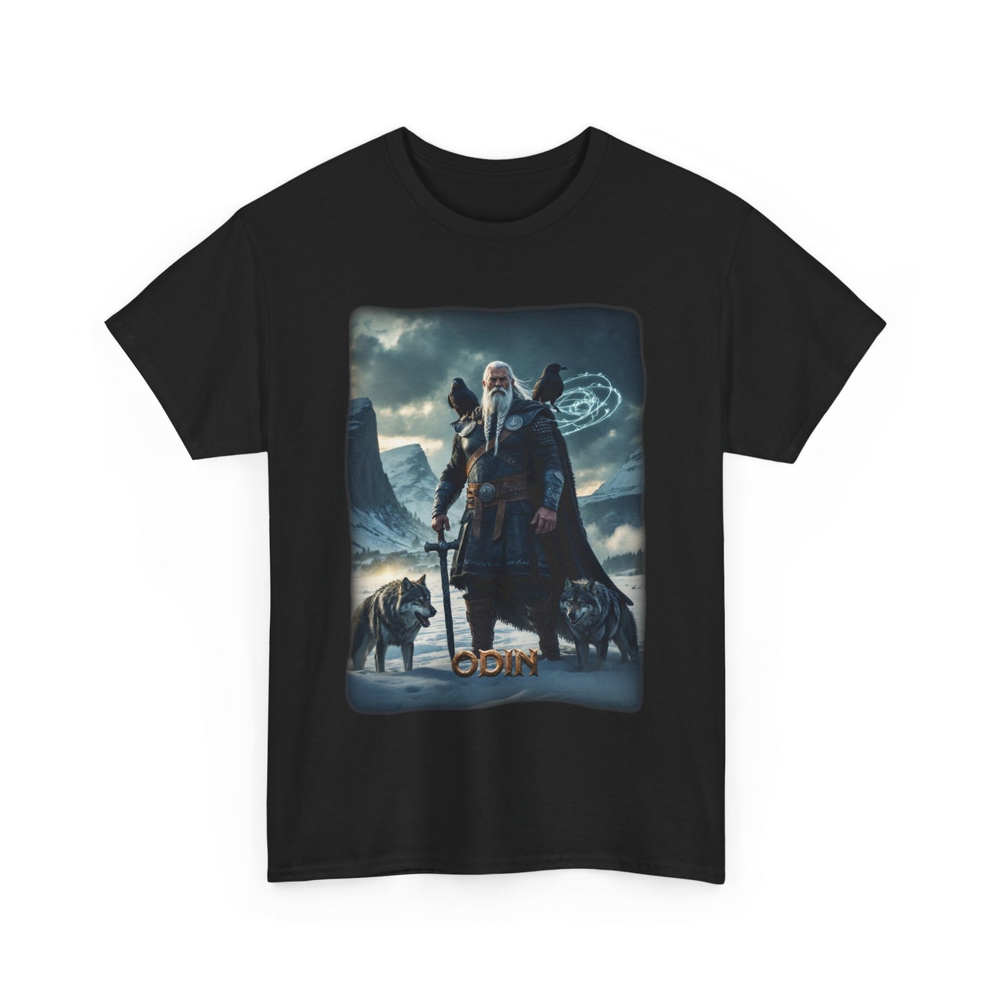 ODIN T-Shirt - Known as the god of wisdom, war, death, and poetry - Norse Mythology