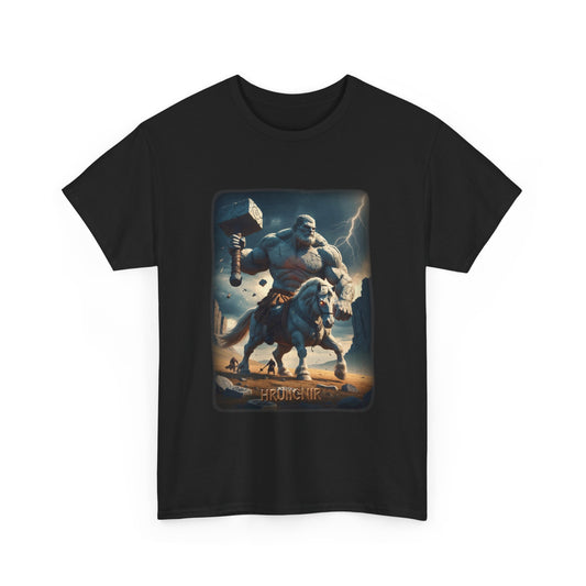 HRUNGNIR T-Shirt - Brute strength, stubbornness, and the chaotic forces of nature - Norse Mythology