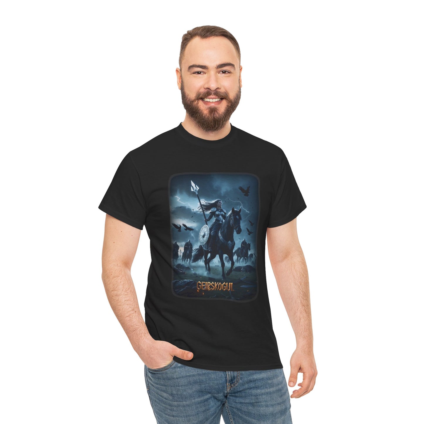GEIRSKÖGUL Valkyrie T-Shirt - Divine authority over life and death in battle - Norse Mythology