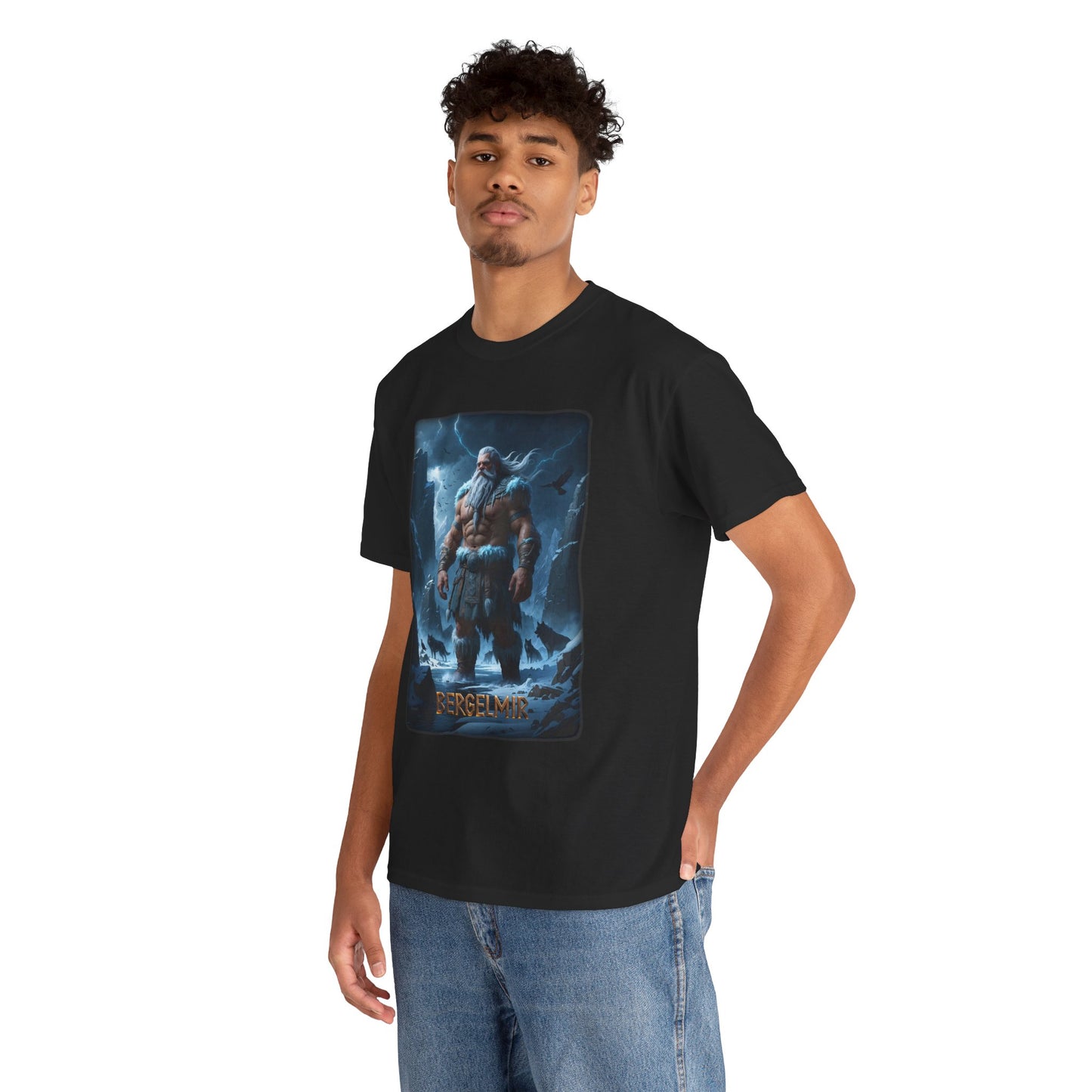 BERGELMIR T-Shirt - Symbolizes rebirth and resilience - Norse Mythology