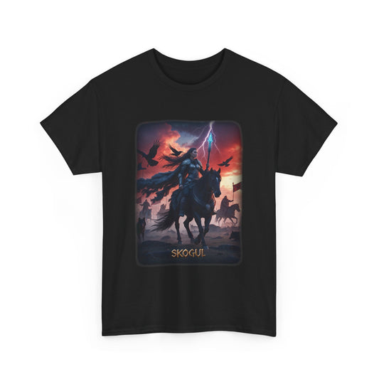 SKÖGUL Valkyrie T-Shirt - Role as a harbinger of war and death - Norse Mythology